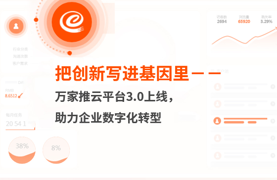 把創(chuàng)新寫進基因里-萬家推云平臺3.0上線，助力企業(yè)數(shù)字化轉(zhuǎn)型